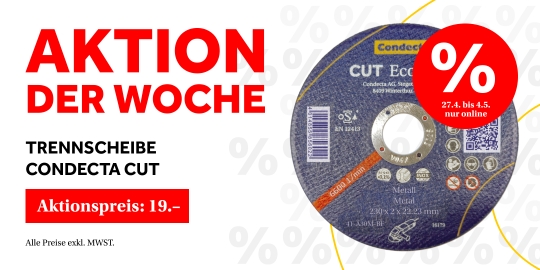 Aktion der Woche: Economy 125 mm Metall Trennscheibe